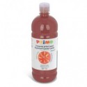 Tempera brillante in bottiglia in PET Primo Primi Passi 1000 ml terra di Siena bruciata - 204BR1000730