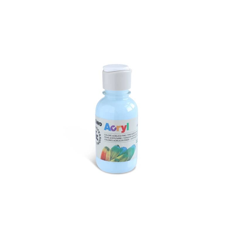 Colore acrilico Primo in bottiglia in PET con tappo dosatore 125 ml - 512 acqua marina - 402TA125512