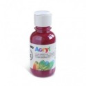 Colore acrilico Primo in bottiglia PET con tappo dosatore 125 ml - 320 bordeaux 402TA125320