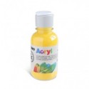 Colore acrilico Primo in bottiglia PET con tappo dosatore 125 ml - 220 giallo oro - 402TA125220