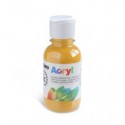 Colore acrilico Primo in bottiglia PET con tappo dosatore 125 ml - 270 ocra - 402TA125270
