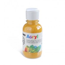 Colore acrilico Primo in bottiglia PET con tappo dosatore 125 ml - 270 ocra - 402TA125270
