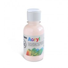 Colore acrilico Primo in bottiglia PET con tappo dosatore 125 ml - 331 rosa albicocca - 402TA125331