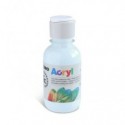 Colore acrilico Primo in bottiglia PET con tappo dosatore 125 ml - 611 verde menta - 402TA125611