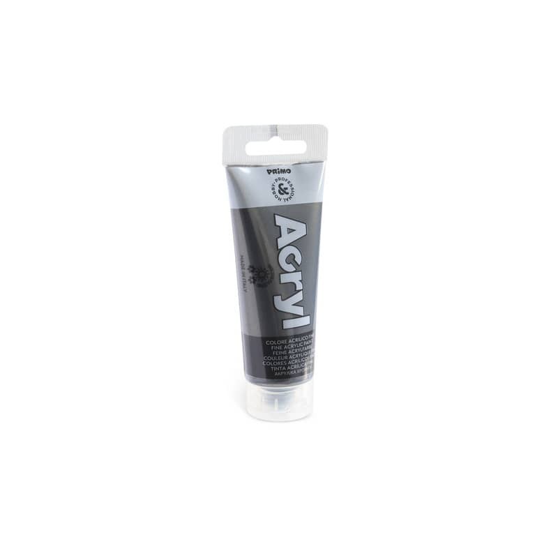 Colore acrilico Primo in bottiglia PET con tappo dosatore 75 ml - 800 antracite 420TAM75800