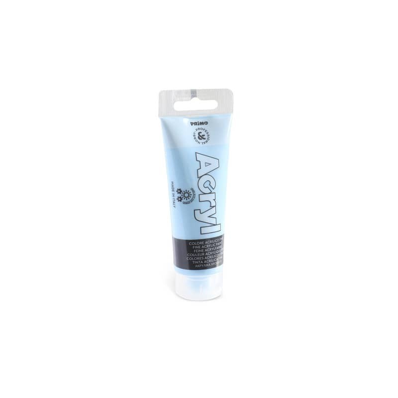 Colore acrilico Primo in bottiglia PET con tappo dosatore 75 ml - 510 azzurro cielo - 420TA75510