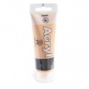 Colore acrilico Primo in bottiglia PET con tappo dosatore 75 ml - 923 oro rosa 420TAM75923
