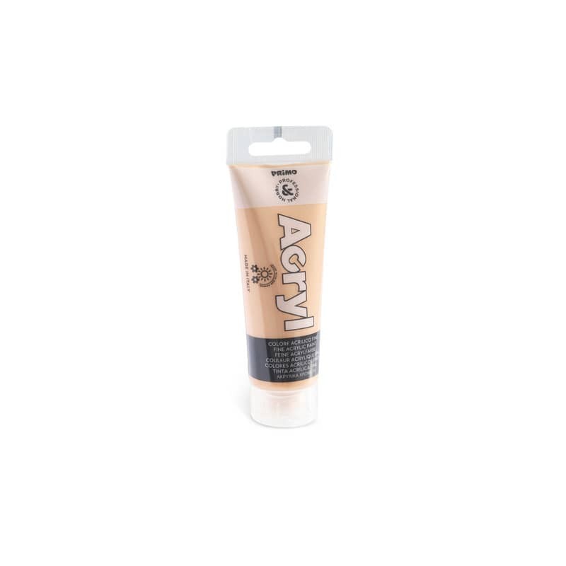 Colore acrilico Primo in bottiglia PET con tappo dosatore 75 ml - 923 oro rosa 420TAM75923