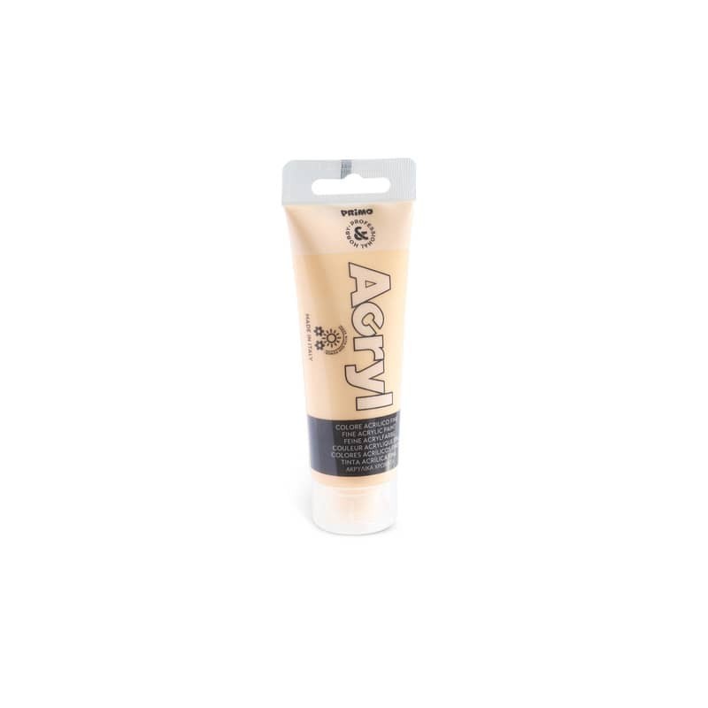 Colore acrilico Primo in bottiglia PET con tappo dosatore 75 ml - 331 rosa albicocca - 420TA75331