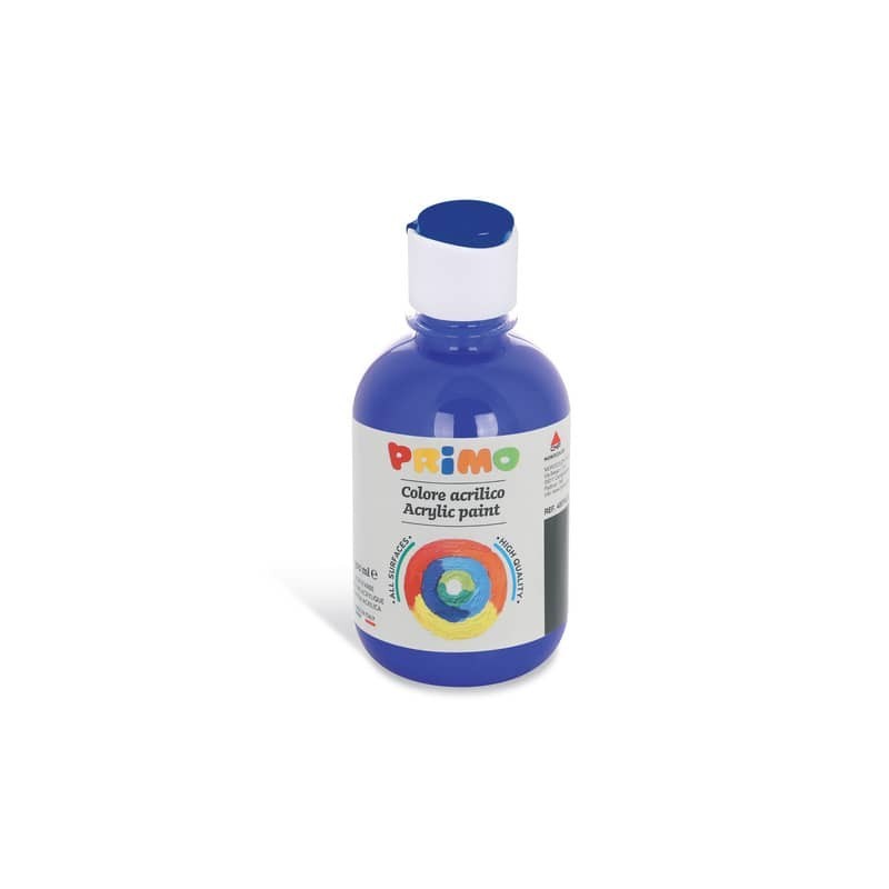 Colore acrilico Primo in bottiglia con tappo dosatore 300 ml - 520 blu scuro 400TA300520