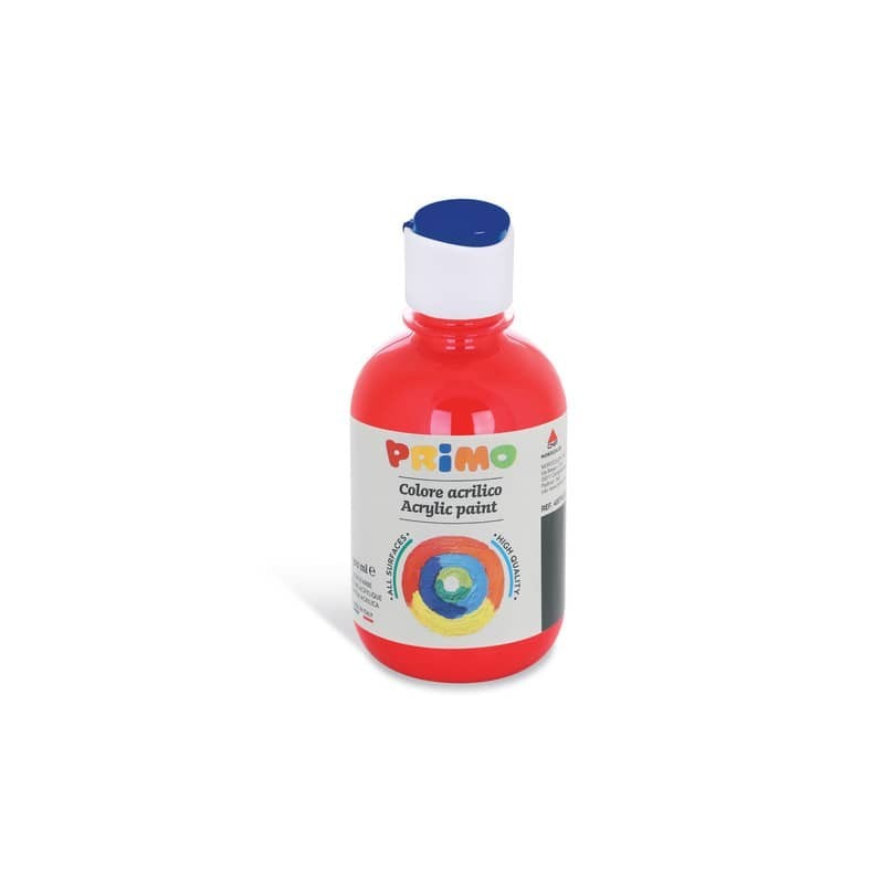 Colore acrilico Primo in bottiglia con tappo dosatore 300 ml - 310 carminio 400TA300310