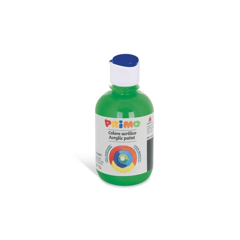 Colore acrilico Primo in bottiglia con tappo dosatore 300 ml - 630 verde scuro 400TA300630