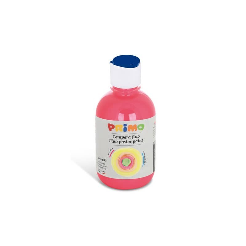 Tempera in bottiglia Primo primi passi 300 ml fucsia fluo 255TF300370