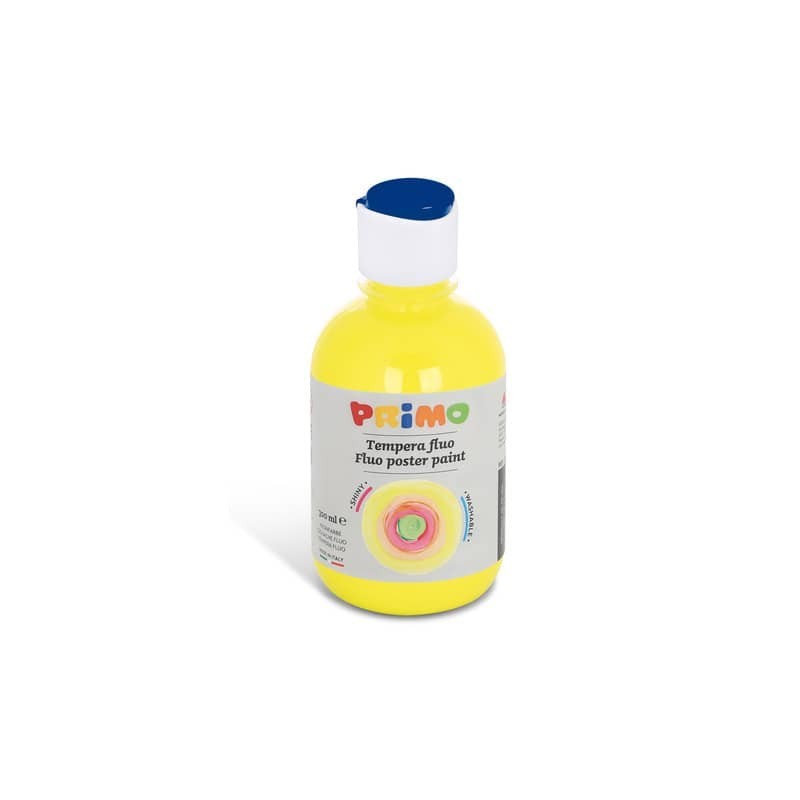 Tempera in bottiglia Primo primi passi 300 ml giallo fluo 255TF300210