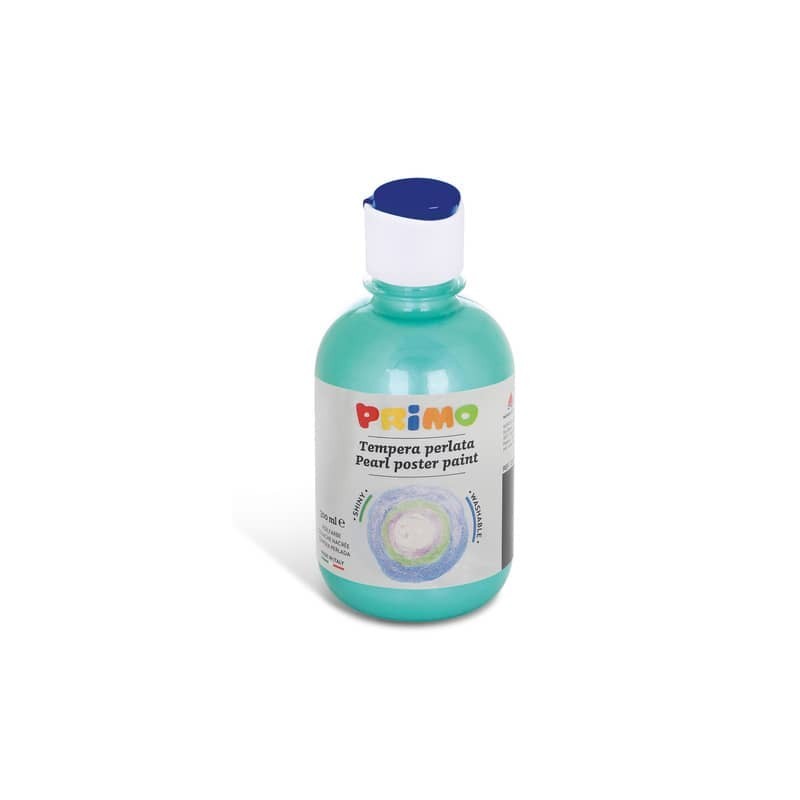 Tempera perlata in bottiglia Primo 300 ml verde brillante 234TP300610