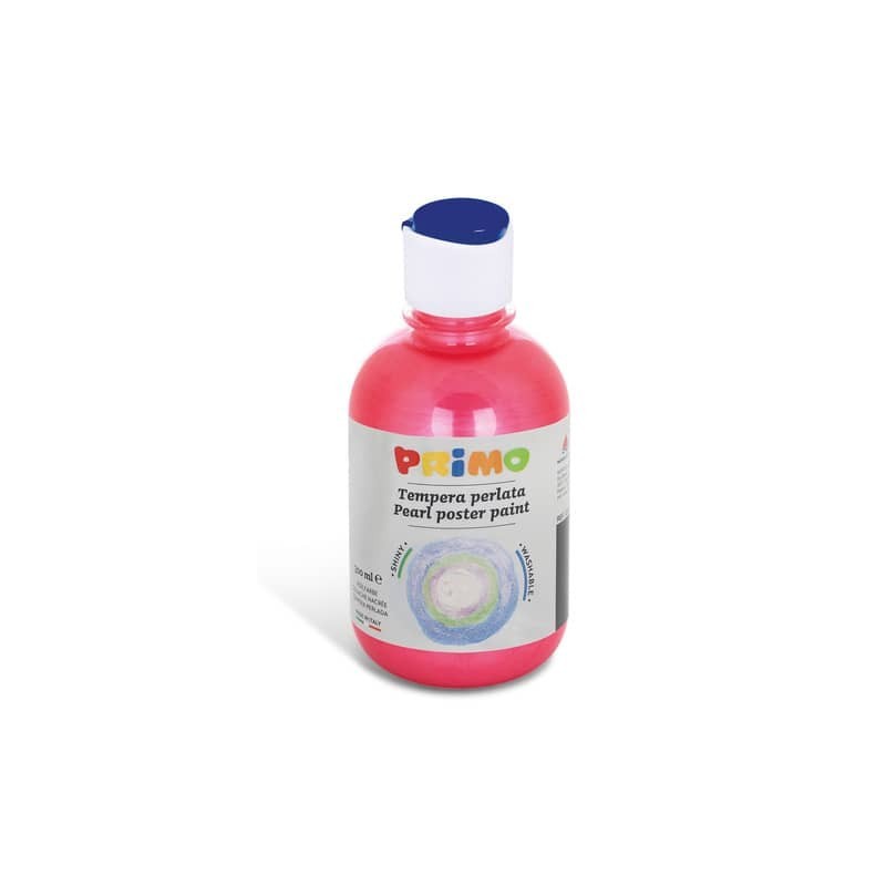 Tempera perlata in bottiglia Primo 300 ml vermiglio 234TP300300