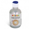 Tempera pronta metallizzata Primo con tappo misuratore 300 ml argento 233TM300910