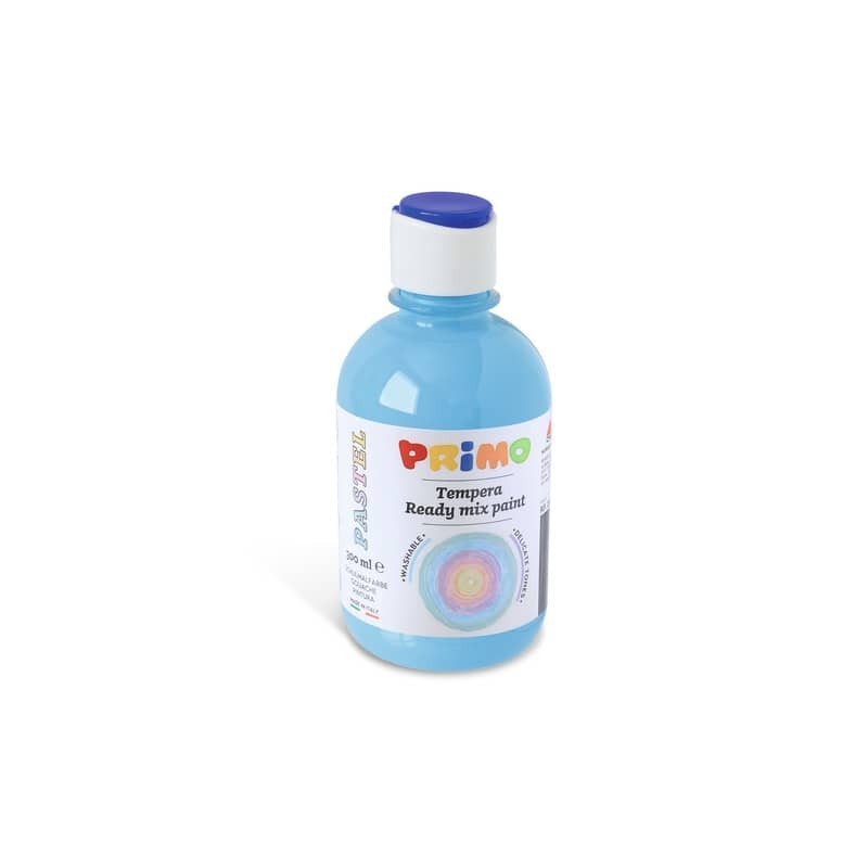 Tempera pronta pastello Primo con tappo dosatore 300 ml celeste 2002BRP300550