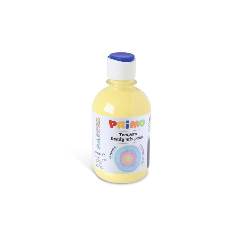 Tempera pronta pastello Primo con tappo dosatore 300 ml giallo 2002BRP300212