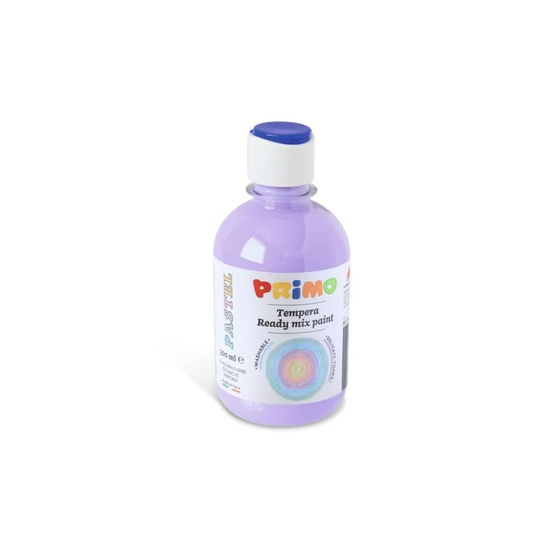 Tempera pronta pastello Primo con tappo dosatore 300 ml lilla chiaro 2002BRP300451