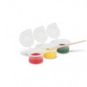Vasetti Primo con coperchio per miscelare i colori conf. 6 - 75 ml 206VT3