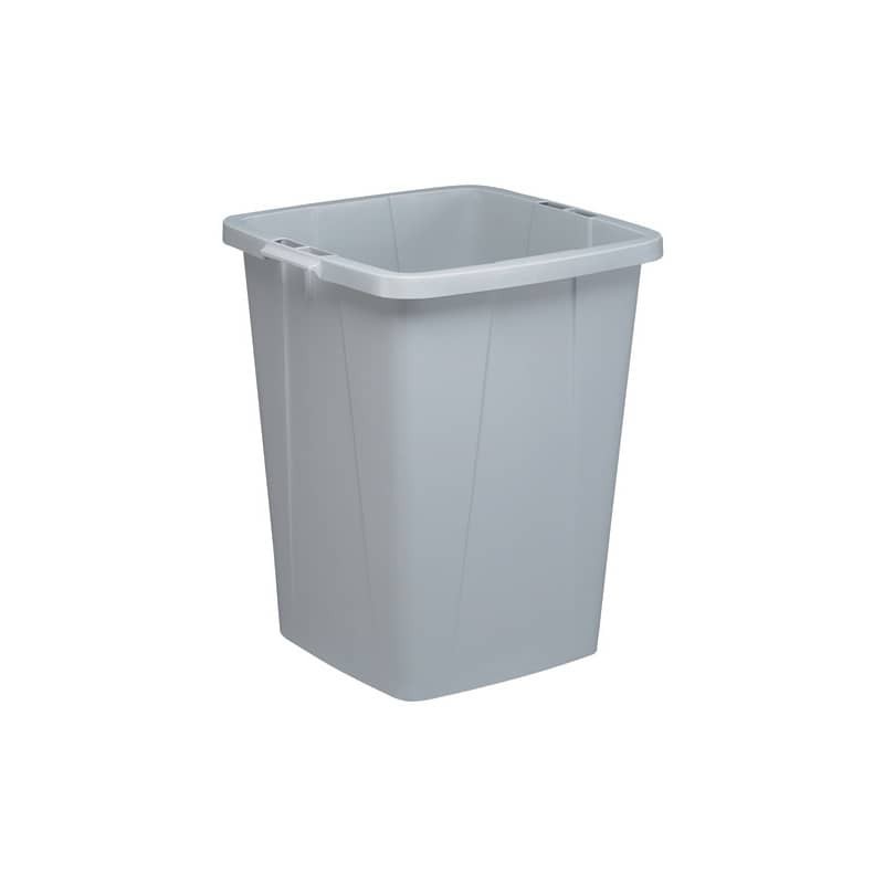 Contenitore portarifiuti DURABLE DURABIN 90 L polipropilene grigio 1800474050