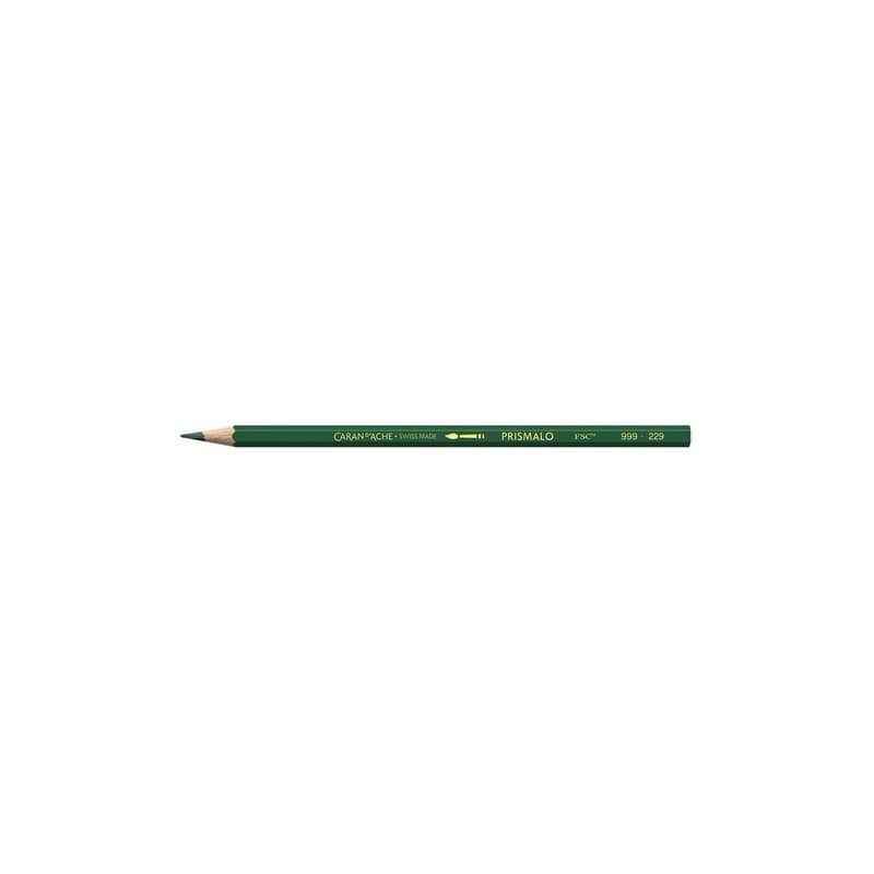 Matite colorate acquerellabili Carand'Ache Prismalo in conf. da 12 pz verde scuro - 999229