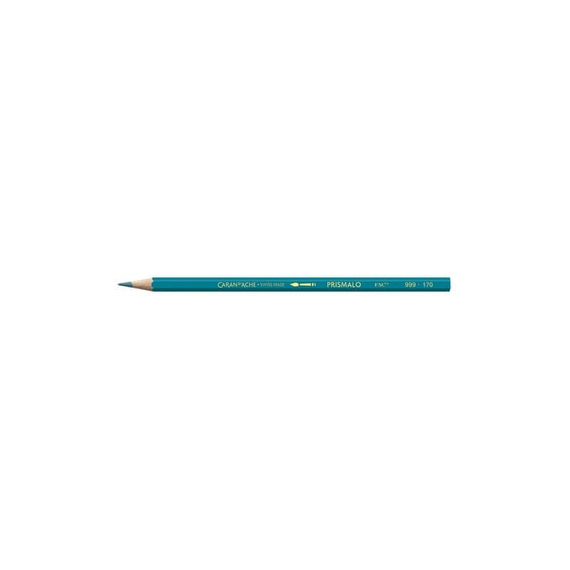Matite colorate acquerellabili Carand'Ache Prismalo in conf. da 3 pz azzurro cyan - 999170
