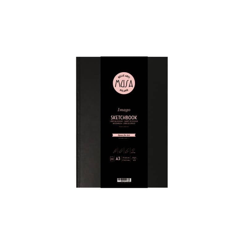 Blocco a libro Imago SKETCH Musa 200 pagine 105 g formato A3 MU124493