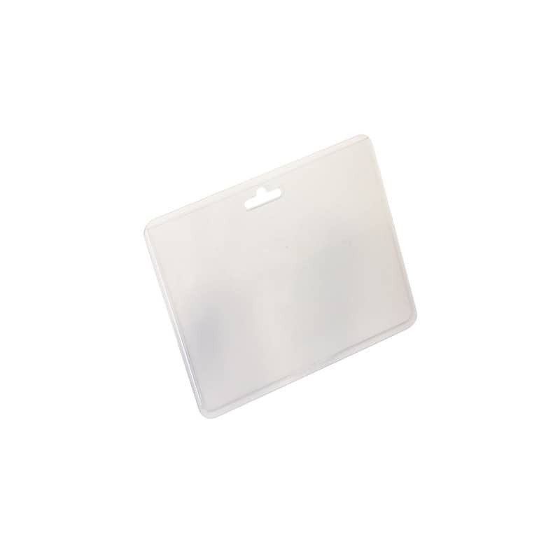 Portanomi Durable tasca chiusa orizzontale pvc alto spessore traspar. inserto 60x90mm cf. 100 - 999110825