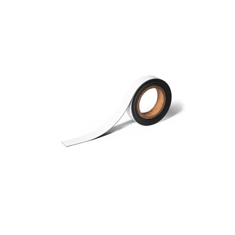Nastro magnetico DURABLE scrivibile in rotolo bianco Lunghezza 5 mt x h 30 mm 170802