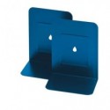 Reggilibri in metallo Lebez in conf. da 2 pezzi - blu - 088-BL