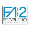 Album da disegno Fabriano F2 punto metallico 110 g/m² 24x33 cm 10 fogli quadrettato 5 mm - 04204311 (Conf.10)