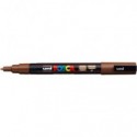 Marcatore a tempera POSCA Uni-Ball punta tonda 0,9-1,3 mm marrone M PC3M M