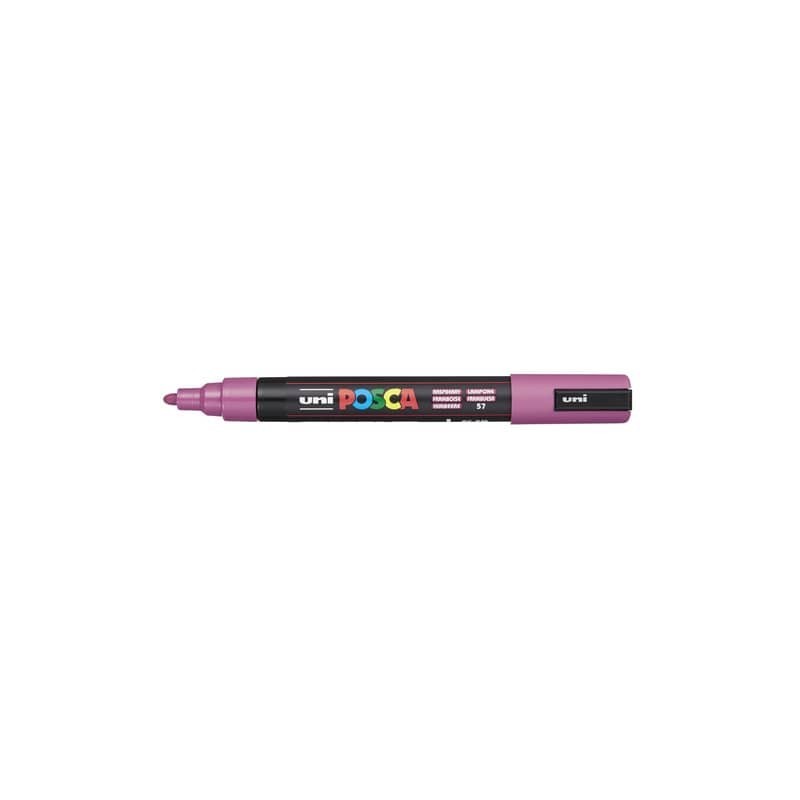 Marcatore a tempera POSCA Uni-Ball punta tonda 1,8-2,5 mm lampone M PC5M LM