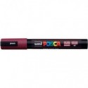 Marcatore a tempera POSCA Uni-Ball punta tonda 1,8-2,5 mm rosso vino M PC5M RV