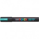 Marcatore a tempera POSCA Uni-Ball punta tonda 1,8-2,5 mm verde metal M PC5M VM