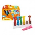 Pennarelli Carioca Baby Teddy 1+ in colori assortiti - conf. 6 pezzi - 42815