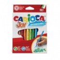 Pennarelli superlavabili Carioca Joy Ø 2,8 mm - conf. da 12 colori assortiti - 40614