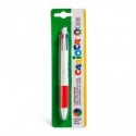 Penna a sfera 4 colori Carioca Ø punta 1 mm - blister - 40145 (Conf.24)