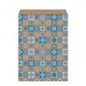 Sacchetto in carta kraft bianca Maniero con soffietto in conf. da 500 pz 200x40x290 mm - SQS