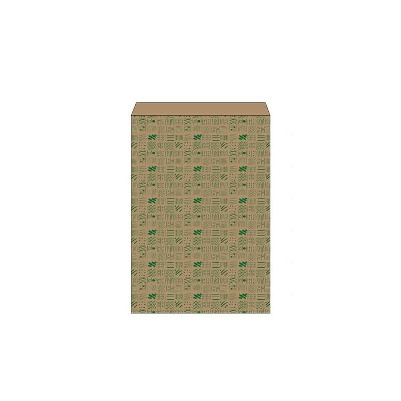 Sacchetto in carta kraft bianca Maniero con soffietto in conf. da 400 pz 310x40x470 mm - SQS31