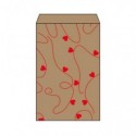 Sacchetto in carta kraft bianca Maniero in conf. da 1000 pz 90x150 mm BCS 9