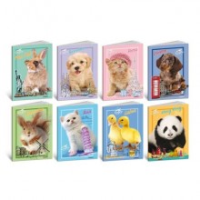 Maxi quaderni Blasetti Cuccioli A4 20+1 ff carta 80 g/m² - conf. 10 pezzi - rigatura B - 8925