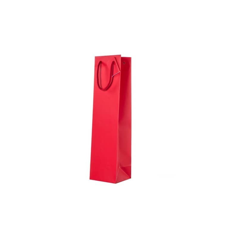 Borsa portabottiglie Decoration Lusso rosso 10+9xH.39 cm - conf. 10 pz - SHB881R