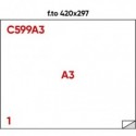 Etichette bianche permanenti Markin Copiatabu 420x297 mm - 1 et./ff - conf. 100 ff A3 - X214C599A3
