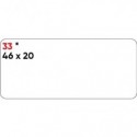 Etichette bianche permanenti Markin Copiatabu 46x20 mm - conf. 10 blister da 10 ff - X11033