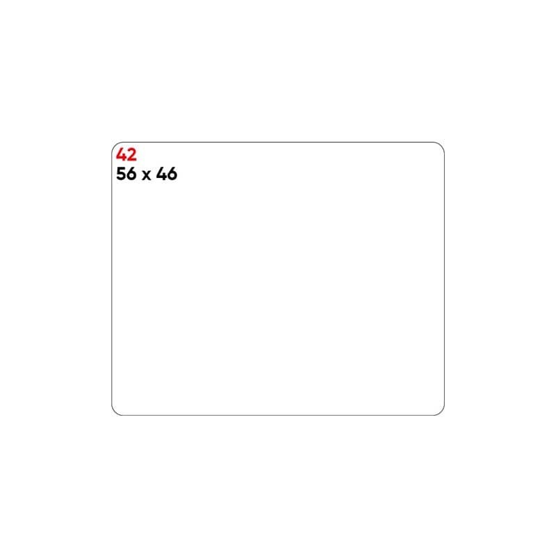 Etichette bianche permanenti Markin Copiatabu 56x46 mm - conf. 10 blister da 10 ff - X11042