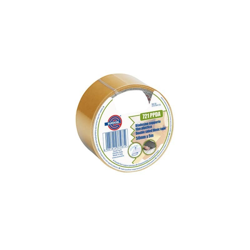 Nastro biadesivo alta tenuta Eurocel bianco 50 mm x 5 m - 044024353