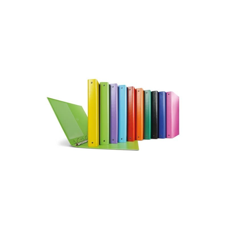 Raccoglitore Sei Rota Nettuno - 4 anelli a R 30 mm - A4 - dorso 3,5 cm - conf. 10 pz colori assortiti - 36803199